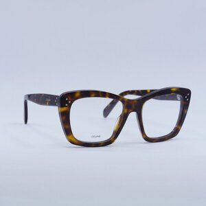 Celine CL50108I 052 Eyeglasses Havana 54mm Square Frame